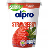 Alpro strawberry dairy-free soya yoghurt alternative 500g - British product