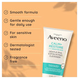 Aveeno Face Calm+Restore gentle PHA exfoliating face cleanser 150ml - British product