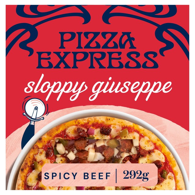 Pizza Express Sloppy Giuseppe Spicy Beef Pizza 292g, imported from the UK