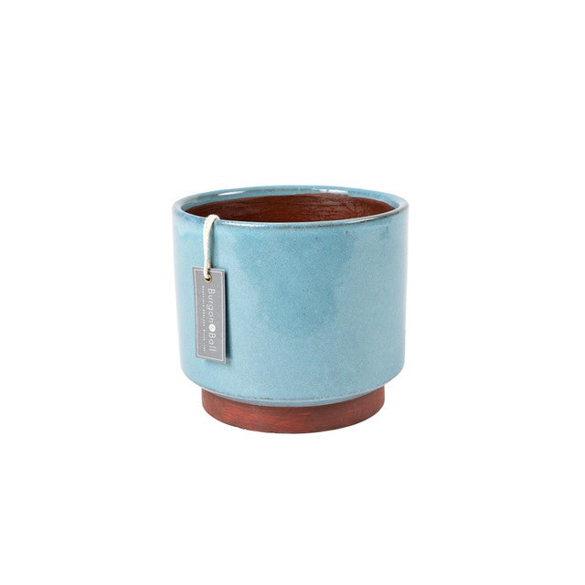 Burgon & Ball Malibu Blue Extra Large indoor plant pot - British product