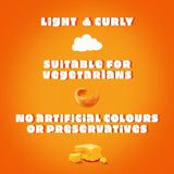 Quavers Red Leicester Cheese Flavour crisps 6 pack, imported from the UK