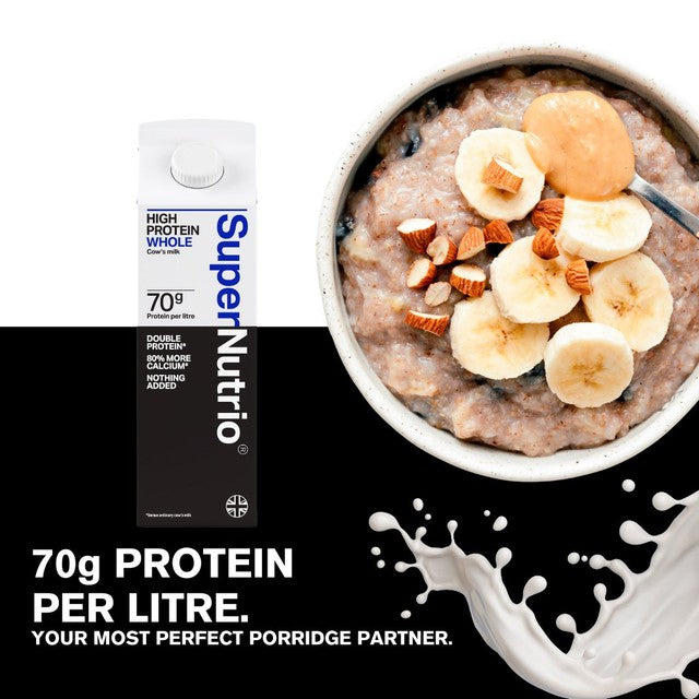 St Helens Farm SuperNutrio high protein whole cow's milk 1L (British brand)