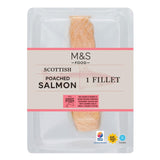 M&S Scottish Poached salmon fillet 80g, imported from the UK