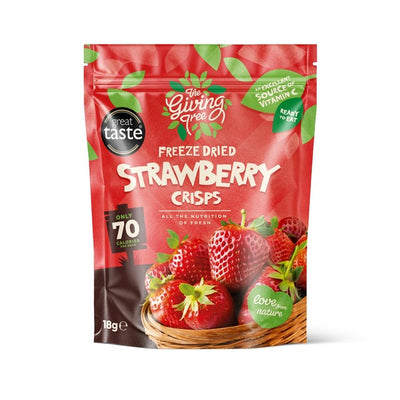 Giving Tree Strawberry Crisps Freeze Dried Fruit Snack 18g