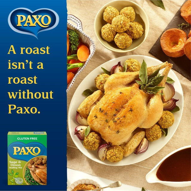 Paxo gluten free sage onion stuffing mix 150g imported from the UK