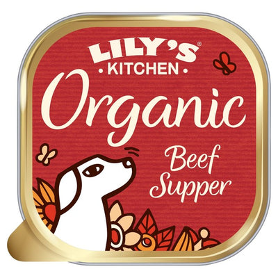 Lily's Kitchen Organic Beef & Spelt Supper Wet Dog Food 150g