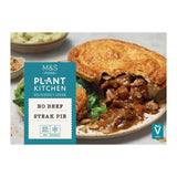 M&S Plant Kitchen Vegan No Beef Steak Pie 200g