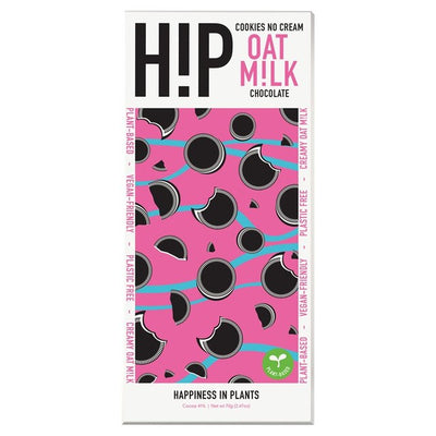 HIP Cookies No Cream Oat Milk Chocolate Bar 70g