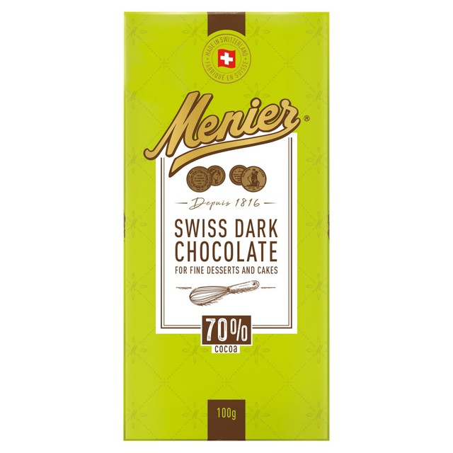Menier dark chocolate box 100g, imported from the UK