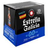 Estrella Galicia 0.0% Spanish Lager Alcohol-Free Lager 12 x 330ml Bottles