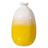 Sass & Belle Dip Glazed Ombre Yellow Vase 12x7cm