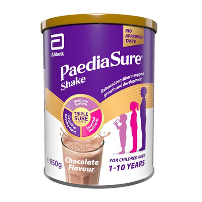 PaediaSure Shake Sjokolade Næringstilskudd Pulver 1-10 år 850g