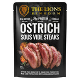 The Lions Kingdom ostrich fillets part-cooked in BBQ sauce 250g (British brand)