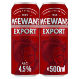 McEwan's Export Premium Ale Beer Cans 4 x 500ml