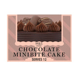 M&S Chocolate Mini Bite Cake 1kg, imported from the UK