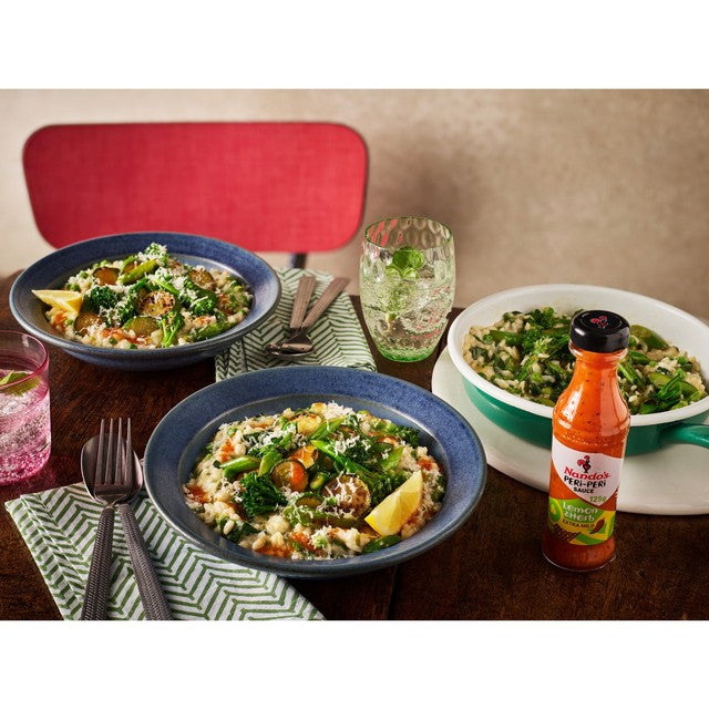 Nando's Lemon & Herb Peri-Peri Sauce 125g, imported from the UK