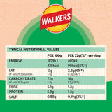 Walkers Baked salt and vinegar crisps 6 x 22g multipack (British brand)