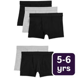 M&S Boys Cotton with Stretch Trunks Grey Mix 5-6 Years