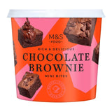 M&S Chocolate Brownie Mini Bites 235g, imported from the UK