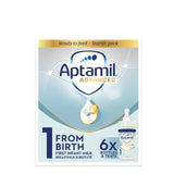 Aptamil Advanced infant formula milk liquid starter pack 6 x 70ml - British product