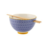 Typhoon Noodle Bowl with Chopsticks 16cm Ceramic Bowl Set