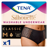 TENA Lady Silhouette washable incontinence underwear black size M (British brand)