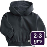 M&S Tommy Zip Up Hoodie Charcoal 2-3 Years