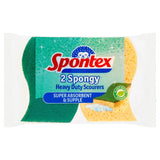 Spontex heavy duty sponge scourer (British brand)