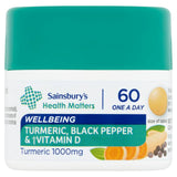 Sainsburys Turmeric 1000 Vitamin D Black Pepper