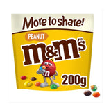 M&M's crunchy peanut & milk chocolate pouch 200g, imported from the UK