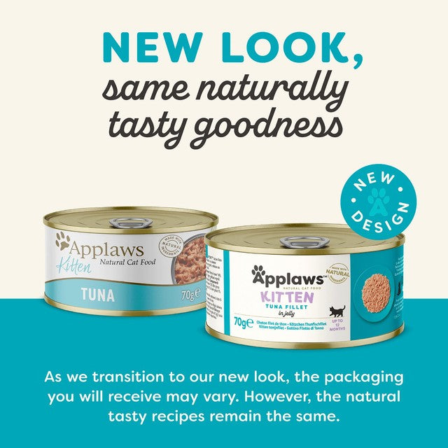 Applaws kitten tuna wet cat food 70g - British product