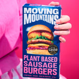 Moving Mountains Plant-Based Sausage Burger 227g, imported from the UK
