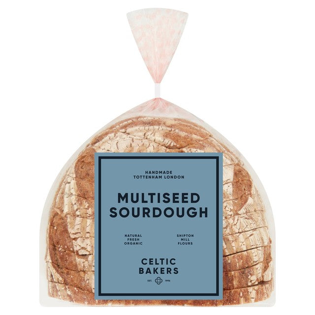 Celtic Bakers multiseed sourdough bread 500g - British product