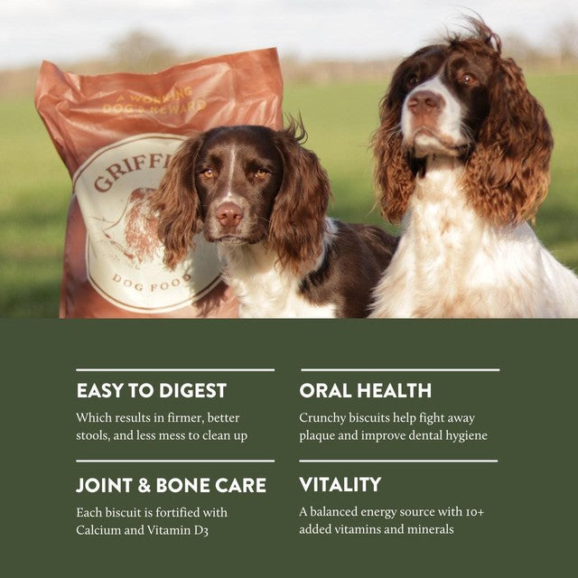 Griffiths beef dry dog food 3kg - British product