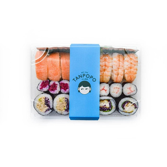 Tanpopo Big Boy Tray for Two sushi selection 470g (British brand)