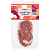 Ocado beef ribeye steak 225g, imported from the UK