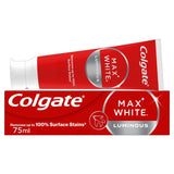 Colgate Max White Luminous Whitening Toothpaste 75ml