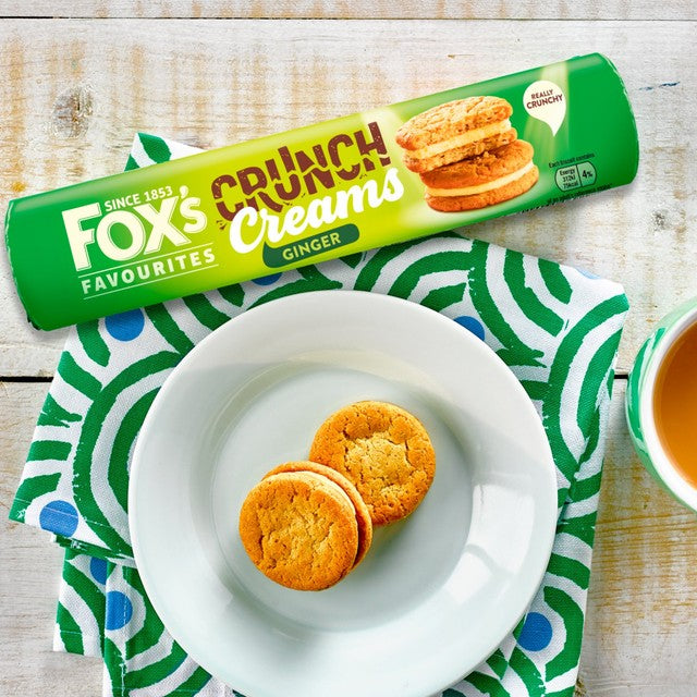 Fox's Ginger Crunch Creams ginger biscuits 200g, UK version
