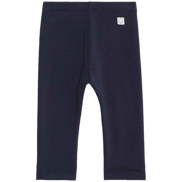 M&S fleece back baby leggings in navy for 0-3 months, imported from the UK