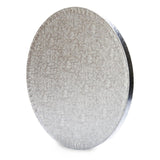 Anniversary House Silver Round Cake Drum Cake Stand 25cm