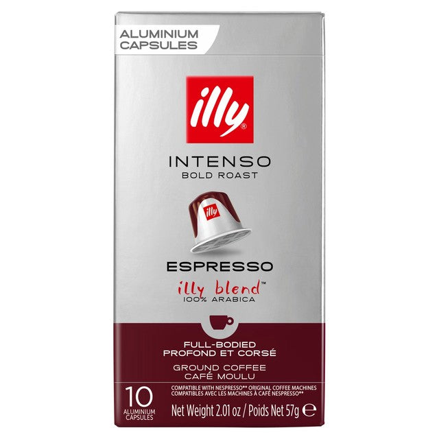 Illy Intenso Espresso Capsules 10 pack - British product