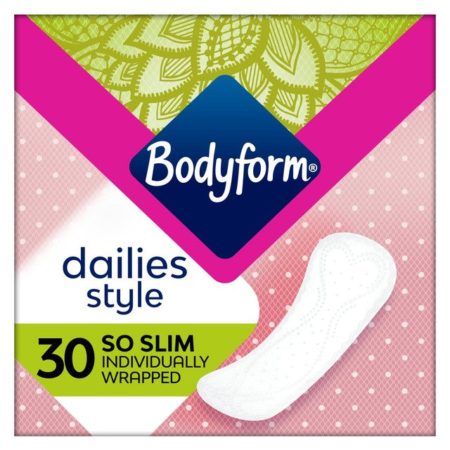 Bodyform So Slim panty liners 30 pack - British product