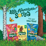 Organix Gruffalo cocoa and vanilla toddler biscuits 5 x 20g multipack, imported from the UK