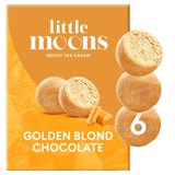Little Moons Golden Blond Chocolate Mochi Ice Cream 6 x 32g, UK version