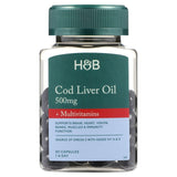 Holland & Barrett Pure Cod Liver Oil and Multivitamins Capsules 60 Pack