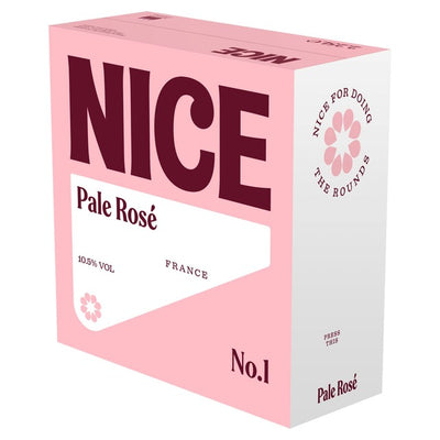 NICE Pale French Rosé Wine Bag in Box 2.25L