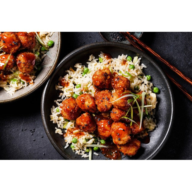M&S egg fried rice with peas 300g, imported from the UK