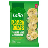 Laila mini poppadoms yoghurt mint coriander 75g, UK version