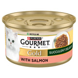 Gourmet Gold salmon wet cat food 85g, UK version