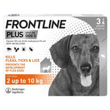 Frontline Plus Flea & Tick Spot-On Treatment for Small Dogs 2-10kg